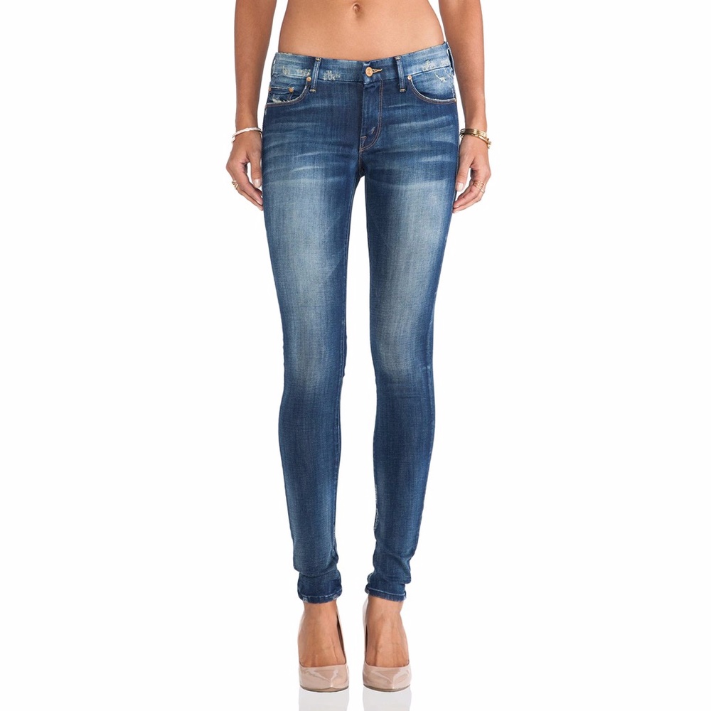 MOTHER | The Looker Skinny Jeans Tequila Truth
